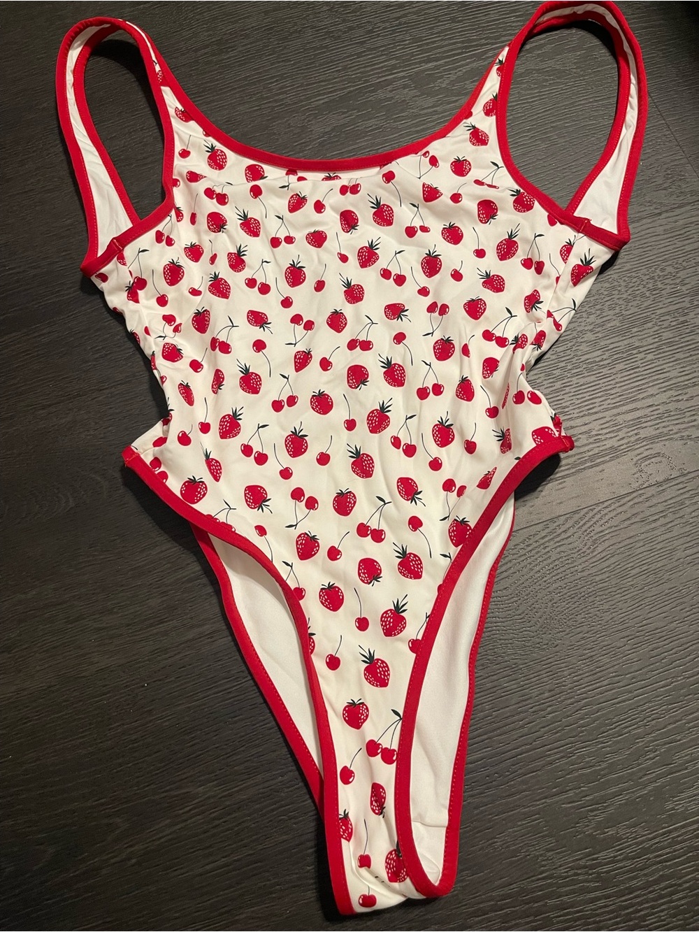 PINK x Frankieās Bikinis Strawberry One piece